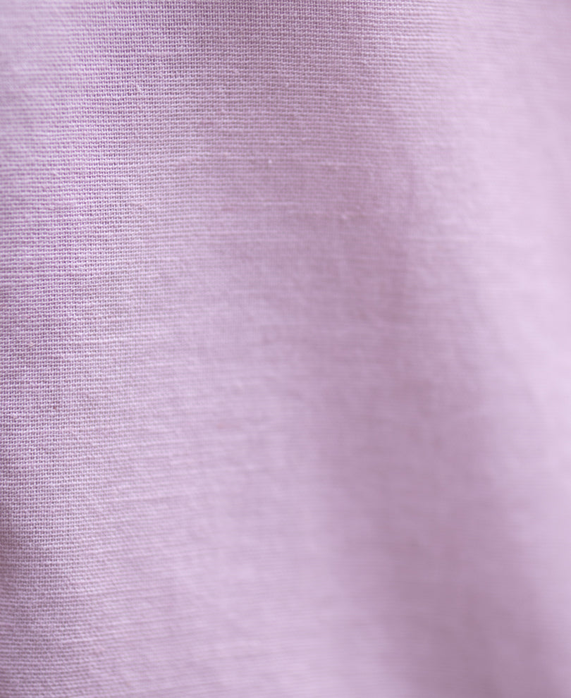 Light Pink Linen Blend Shirt.