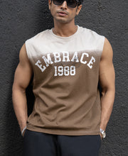 Brown Ombre Graphic Sando