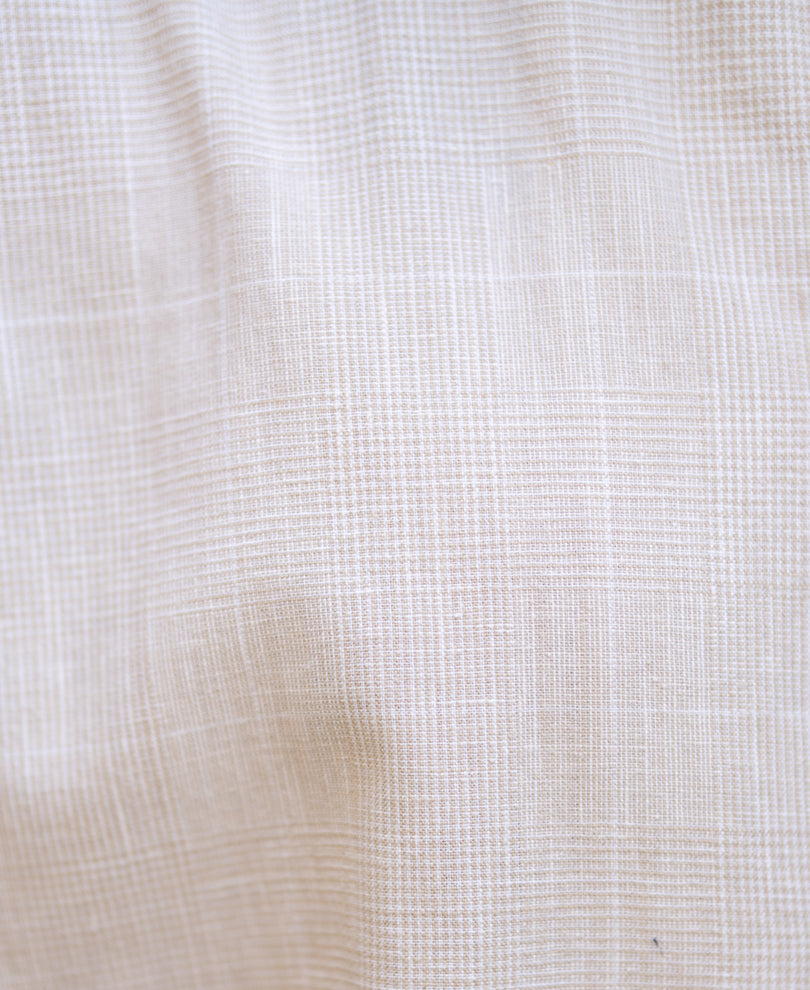 Beige Linen Lightweight Co-Ord Set.