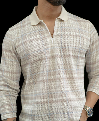 Multicolour Full Sleeves Regular Fit T-Shirt