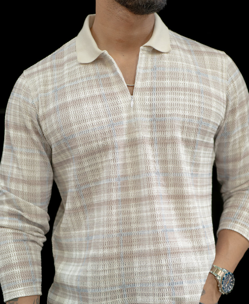 Multicolour Full Sleeves Regular Fit T-Shirt
