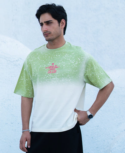 Green Ombre Graphic T-Shirt