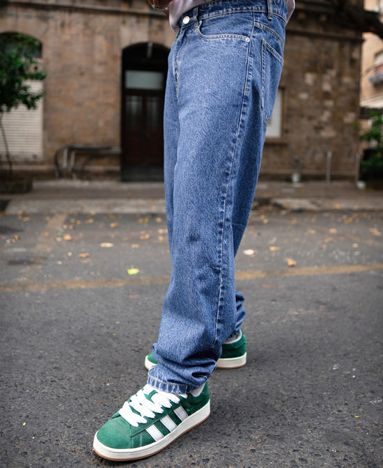 Blue Baggy Fit Denim Jeans
