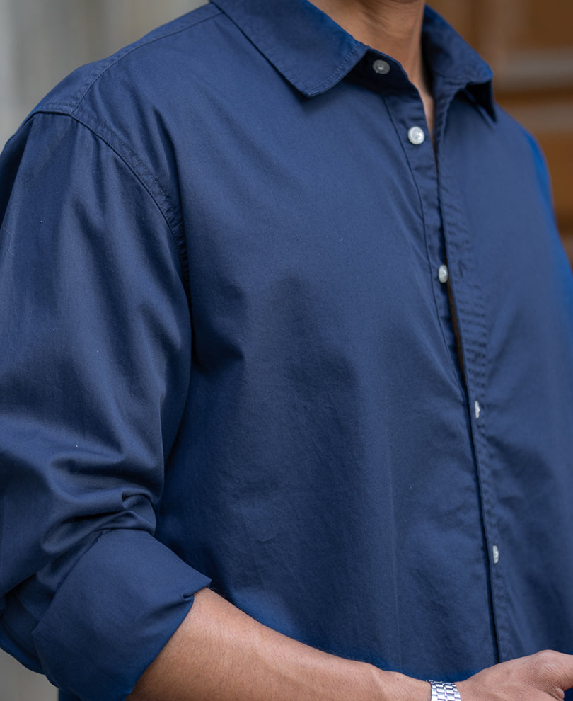 Blue Washed Shirt.