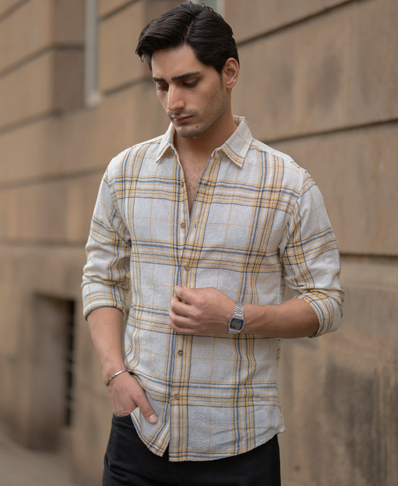 Off-White Lightweight Structure Checks Shirt
