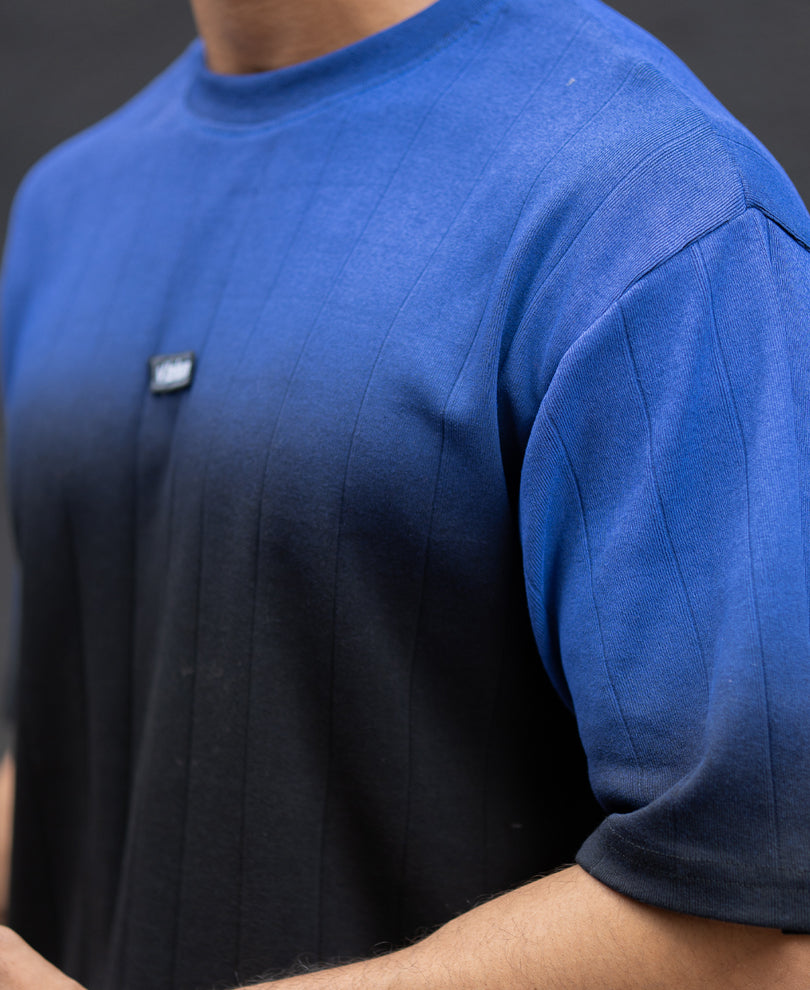 Black Sprayed Structure T-Shirt