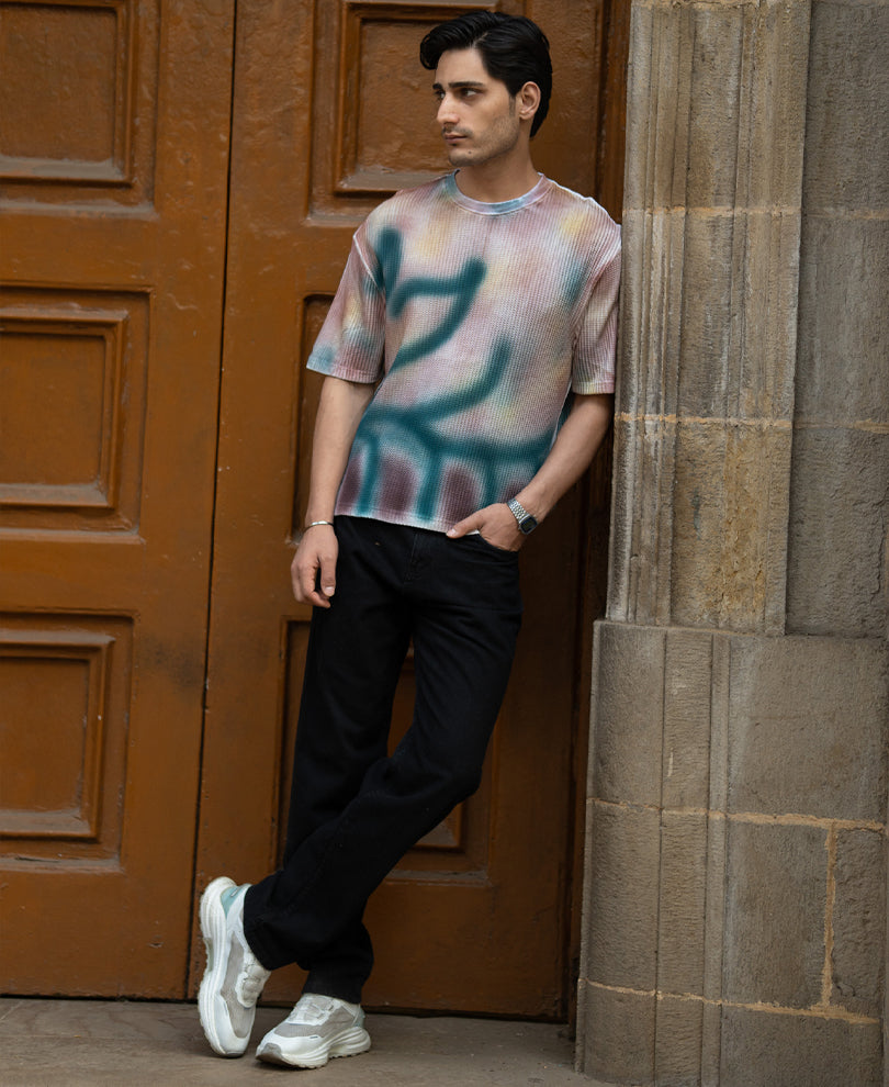 Spray Print Graffiti T-Shirt