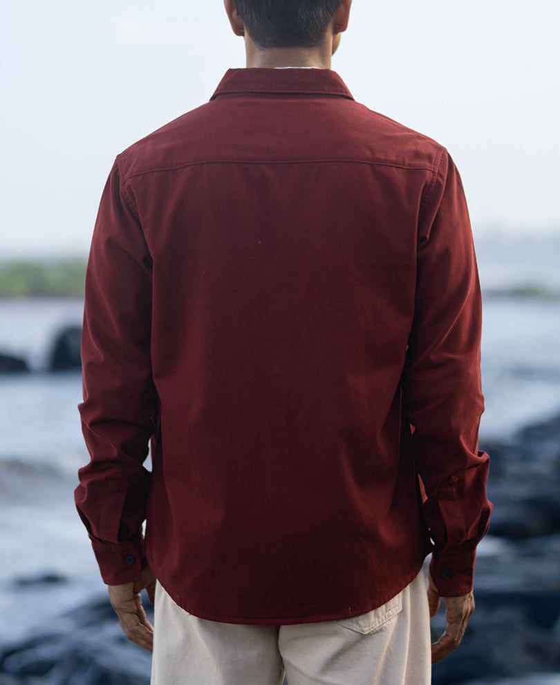 Brick Structure Cargo Overshirt