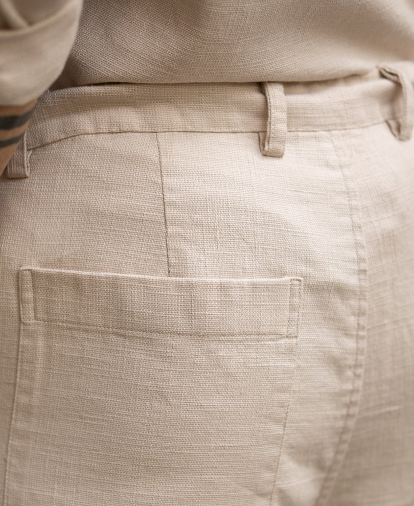 Beige Structured Cord Set.