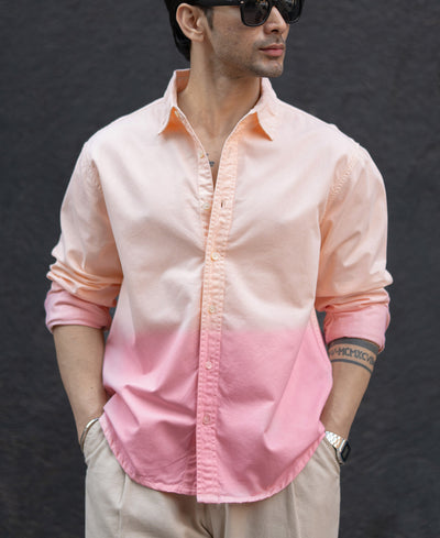 Light Peach Ombre Shirt