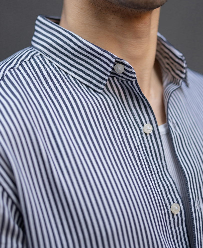 Black & White Striped Shirt.