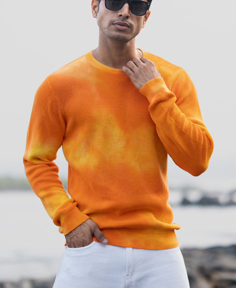 Orange Tie Dye T-Shirt