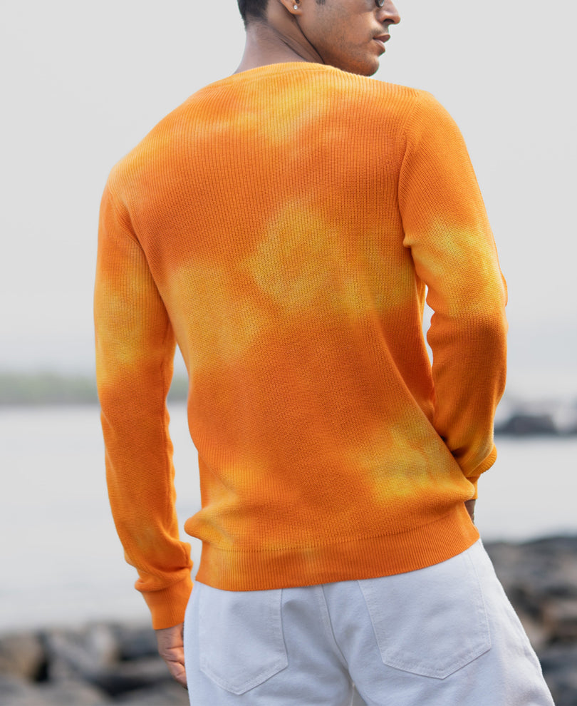 Orange Tie Dye T-Shirt