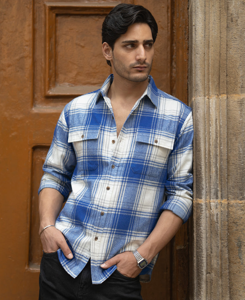 Royal Brushed checks shirt.