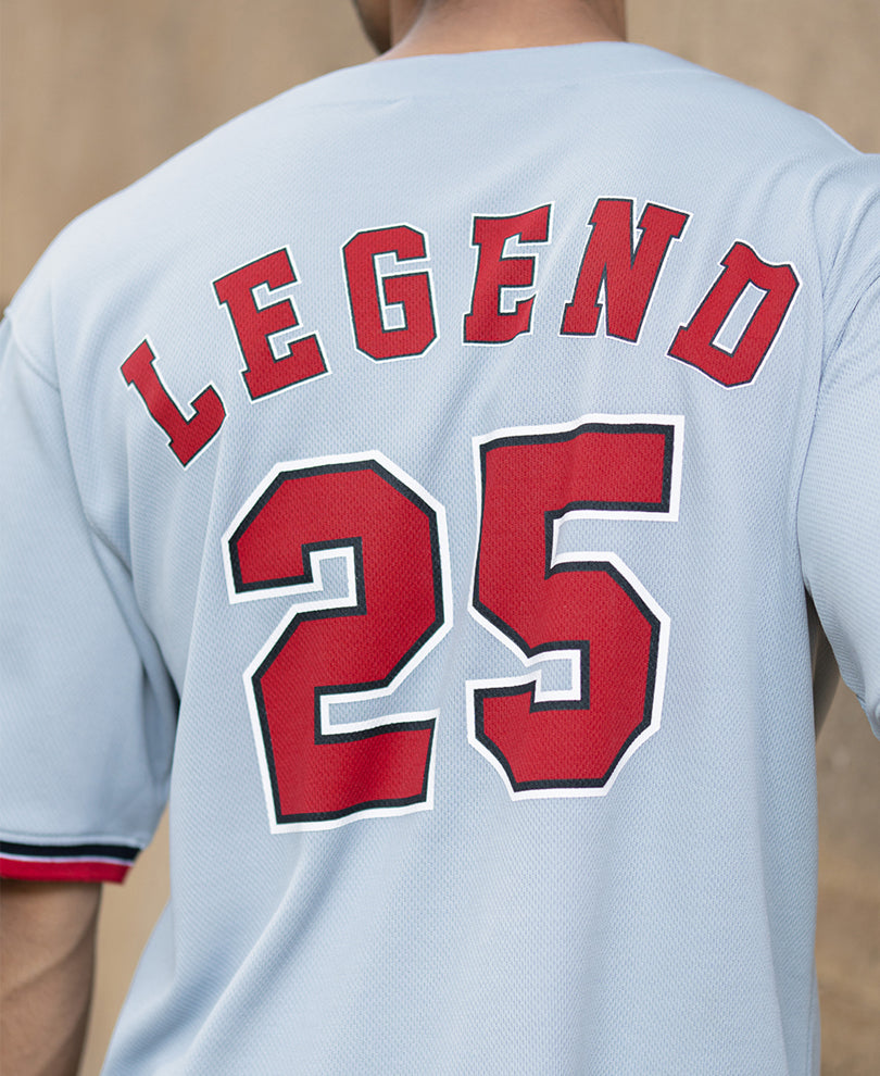 Grey Printed Jersey Shirt