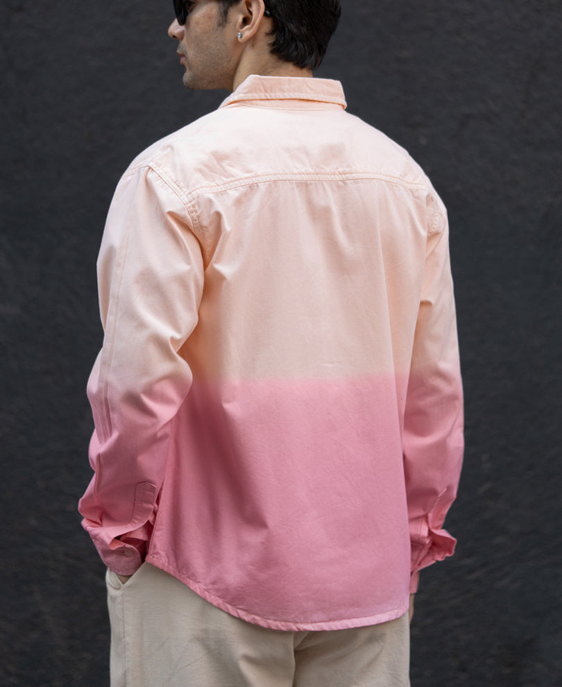 Light Peach Ombre Shirt.