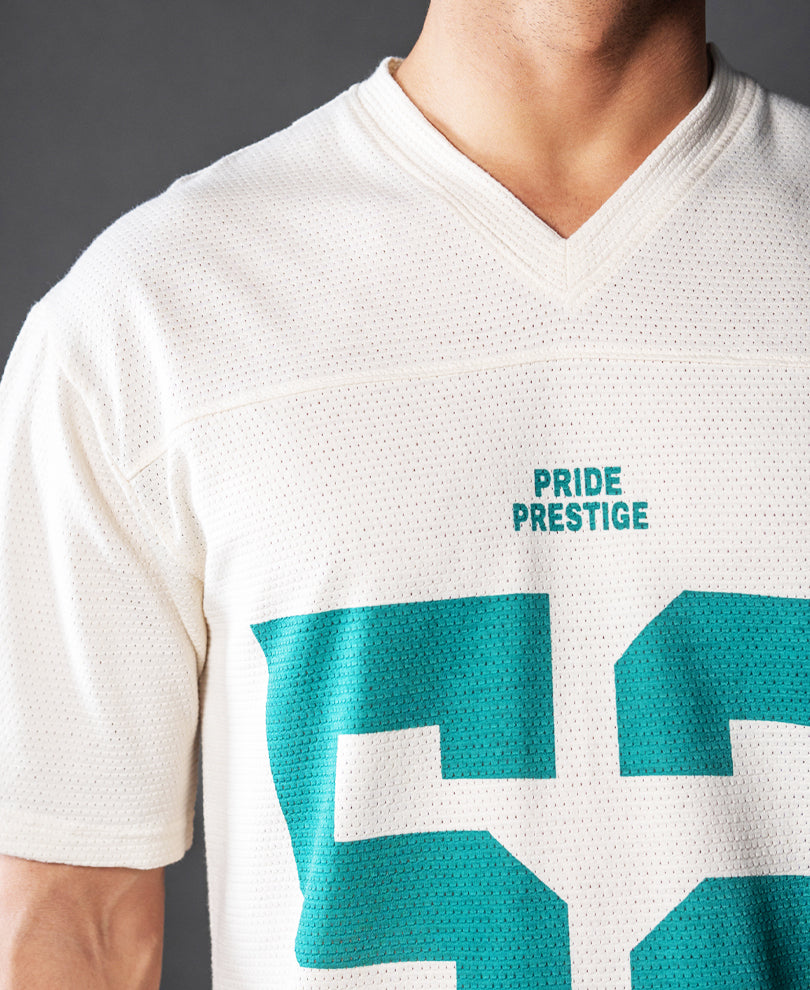 Cream Cotton Jersey T-Shirt