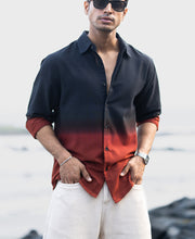 Black And Brown Ombre Shirt