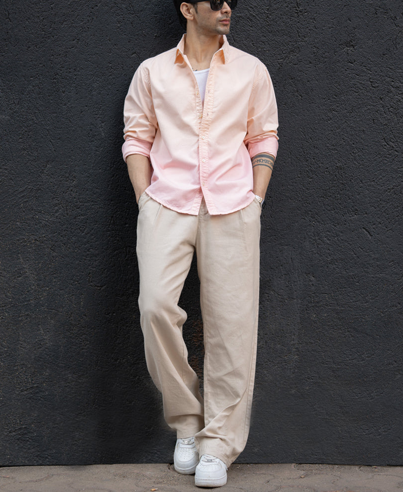 Light Peach Ombre Shirt