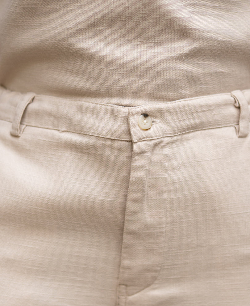 Beige Structured Cord Set.