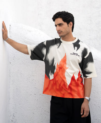 Multicolour Boxy Fit T-Shirt