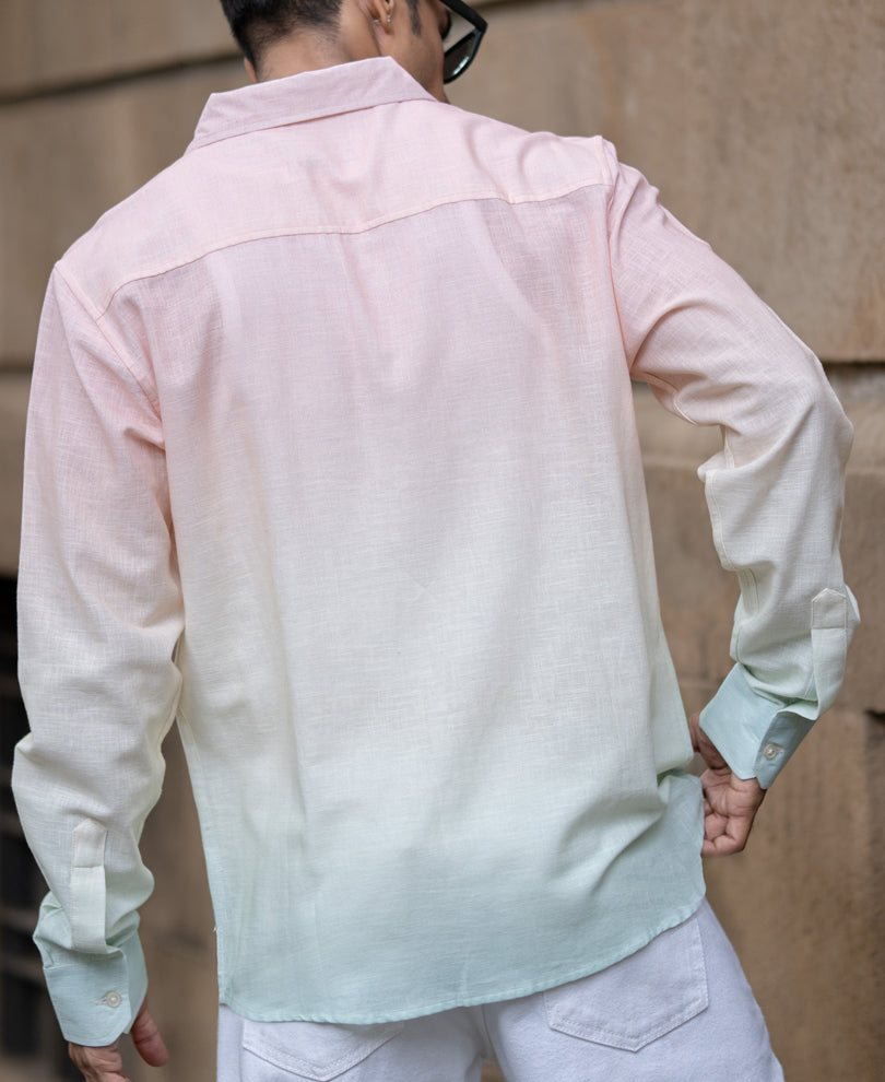 Multicolour Lightweight Ombre Shirt