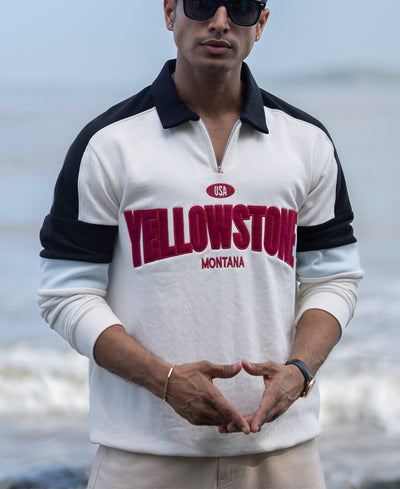 Off-White Embroidered Sweatshirt