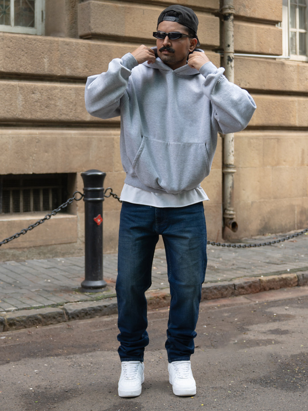 Dark Blue Washed Regular Fit Jeans