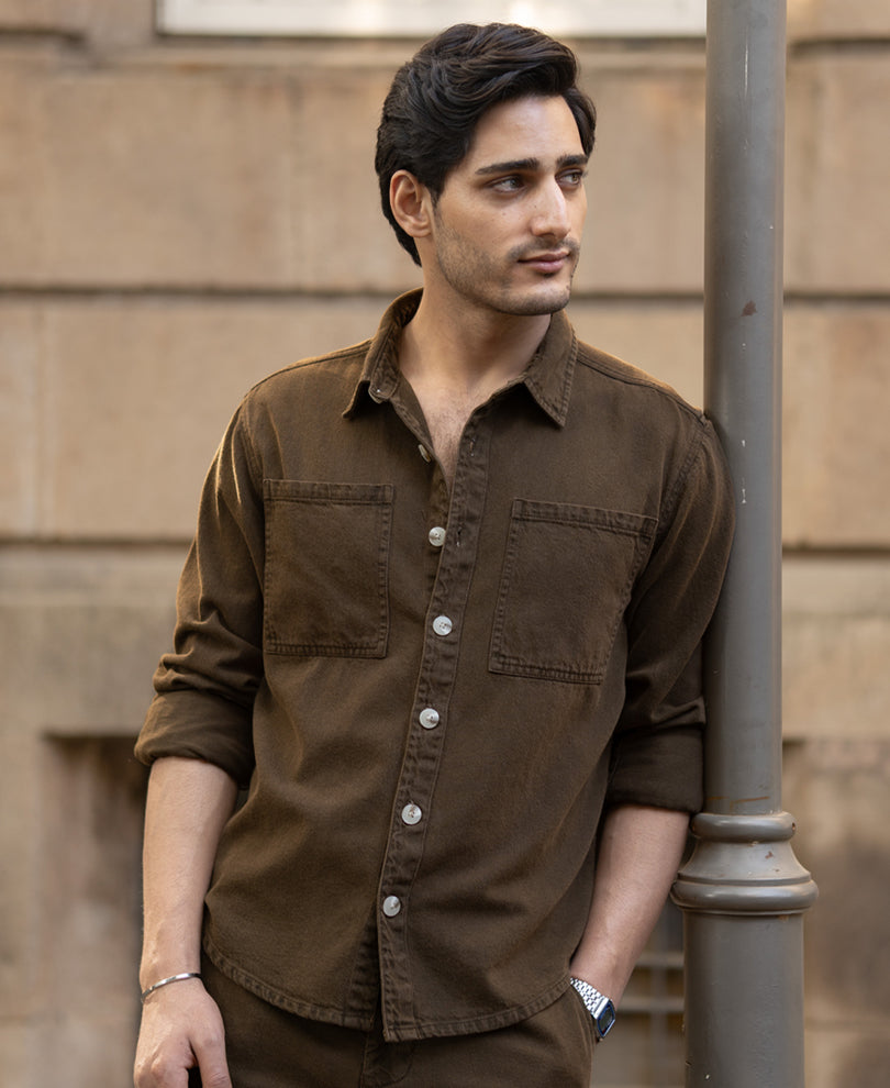 Brown Structured Co-ord Set