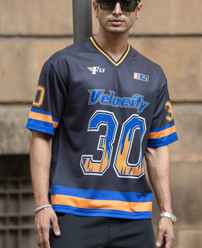 Black Graphic Racing Tshirt