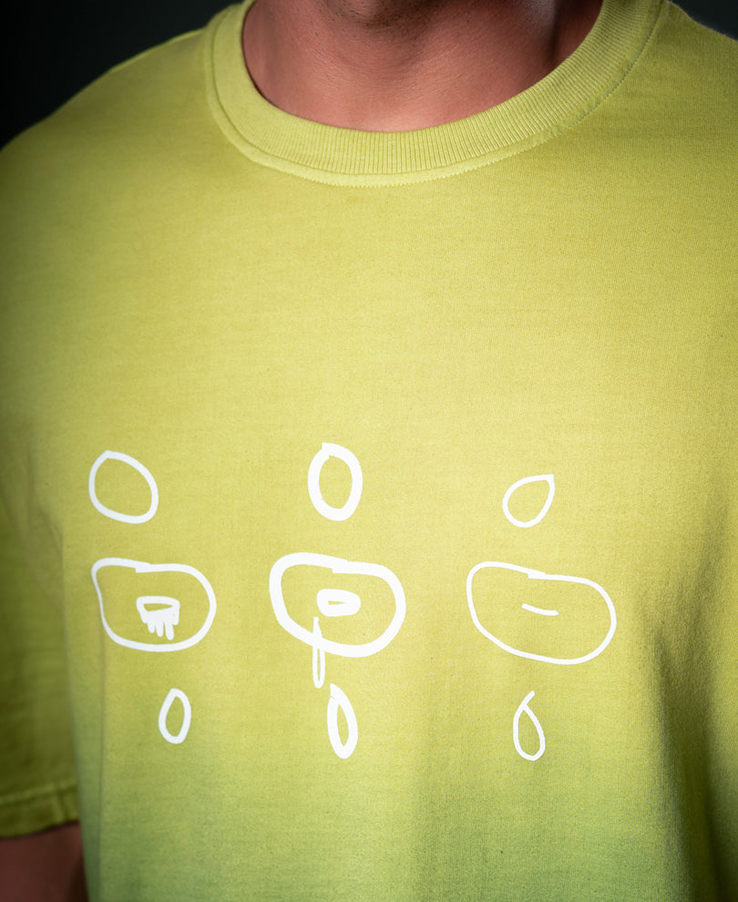 Green Ombre Print T-Shirt.