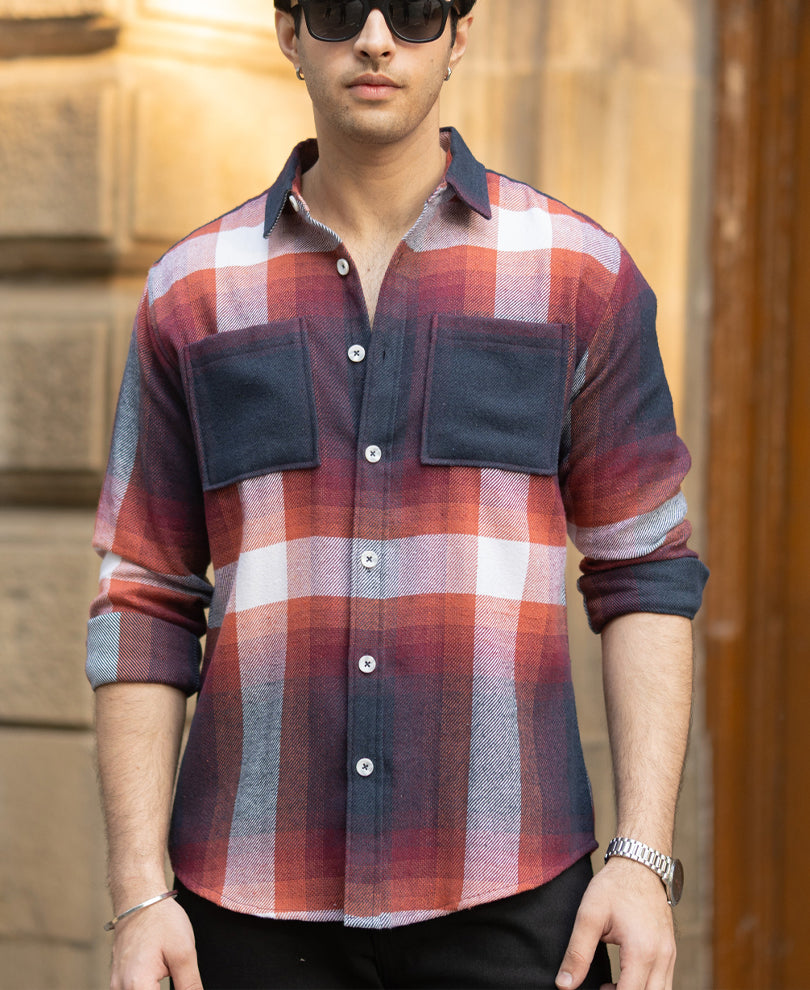 Multicolour Macro Checks Shirt