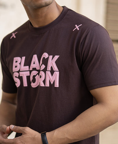 Coffee Brown Graphic T-Shirt