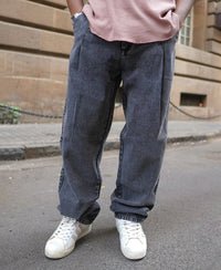 Carbon Black Baggy Fit Denim Jeans