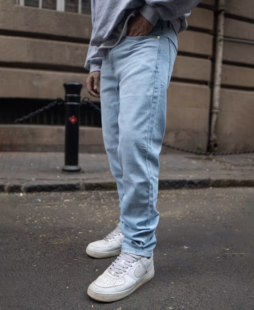 Ice Blue Regular Fit Jeans