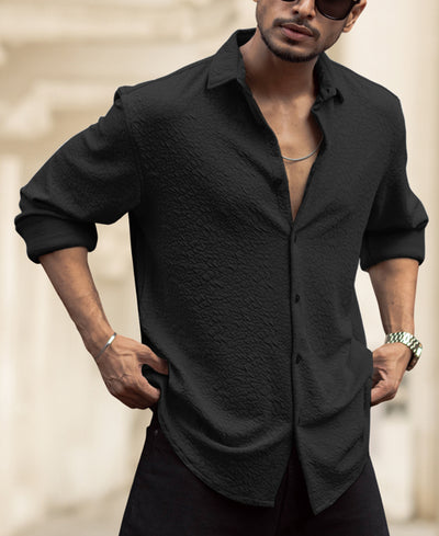 Black Full Sleeves Shirt