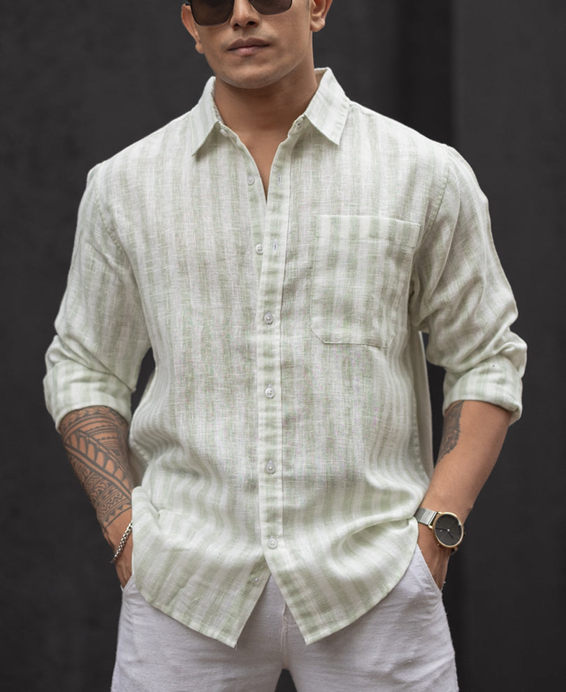 Pista Regular Fit Full Sleeves Shirt