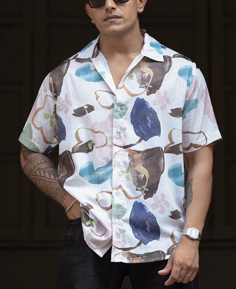Multi Colour Half Sleeves Shirt