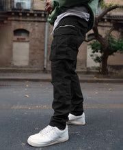 Black Regular Fit Cargo