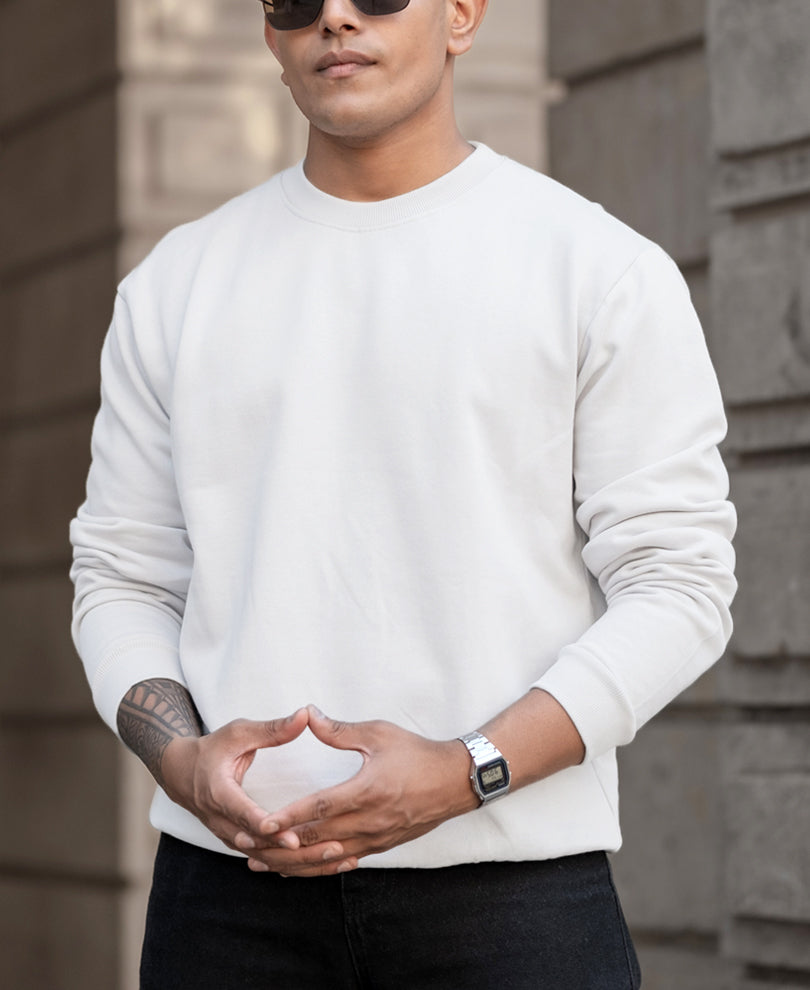White Plain Regular Fit T-Shirt