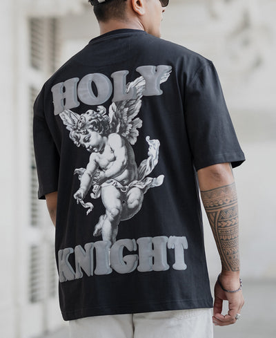 Black Printed T-Shirt