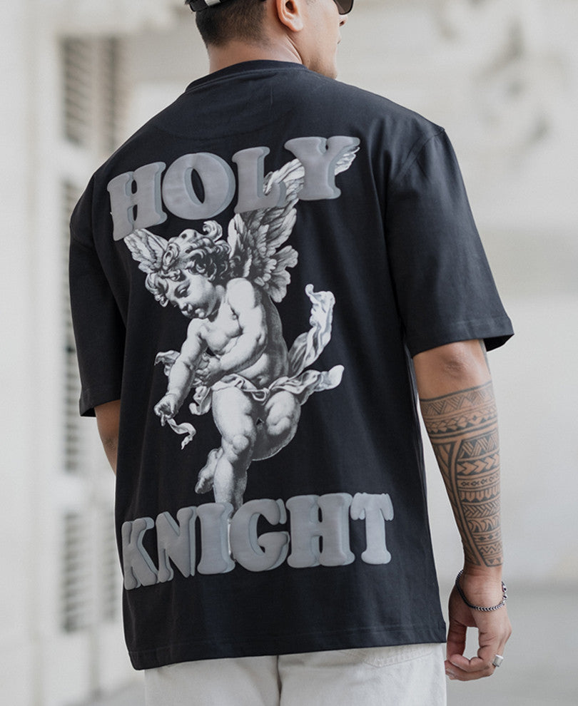 Black Printed T-Shirt