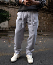 Grey Pleated Trousers With Belt