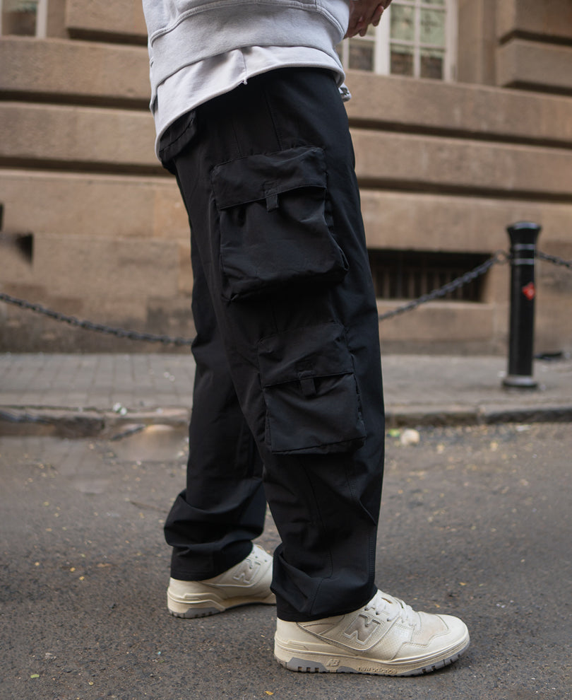 Black Technical Cargo Pant