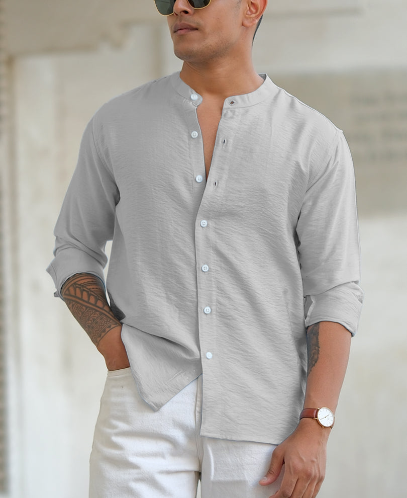 Light Grey Regular Fit Shirt