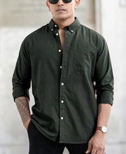 Olive Oxford Shirt