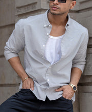 Grey Micro Checks Shirt