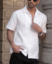 White Seersucker Shirt