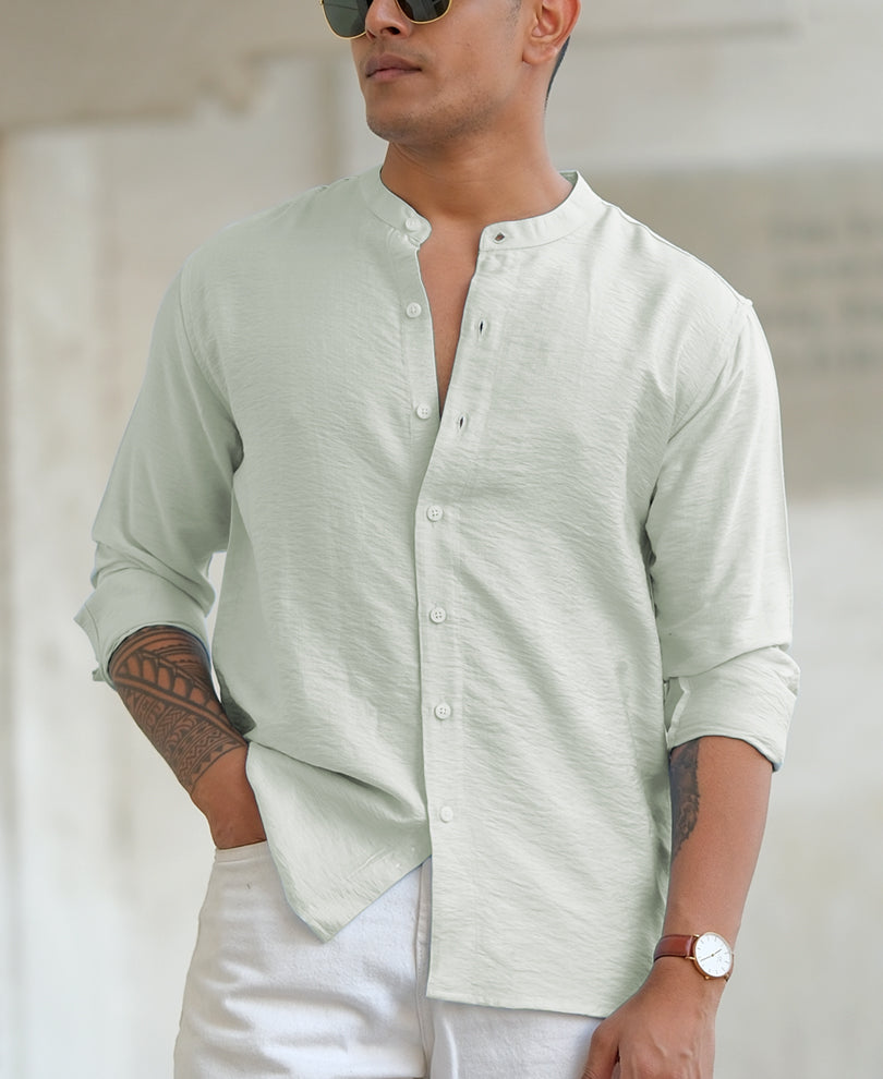 Pista Regular Fit Plain Shirt.