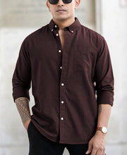 Brown Oxford Shirt
